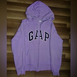 GAP Lavender Zip-Up Hoodie